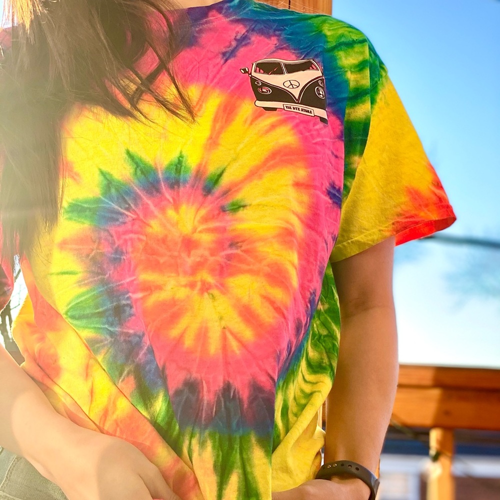 Tie Dye VW bus